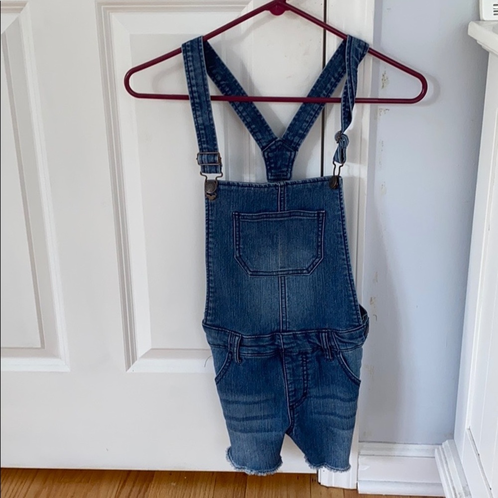 YOUTH darkwash overalls
